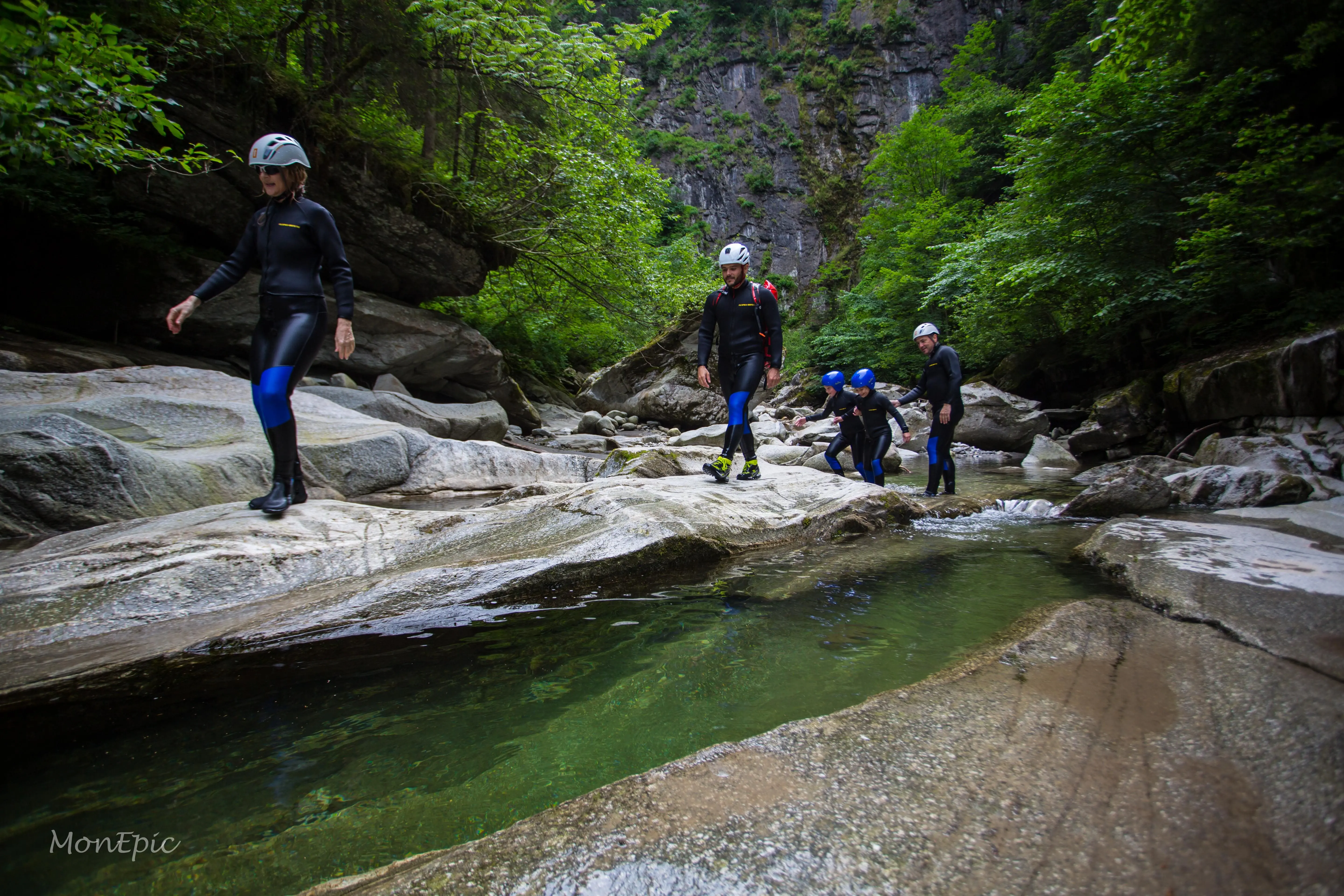 Familien Canyoning