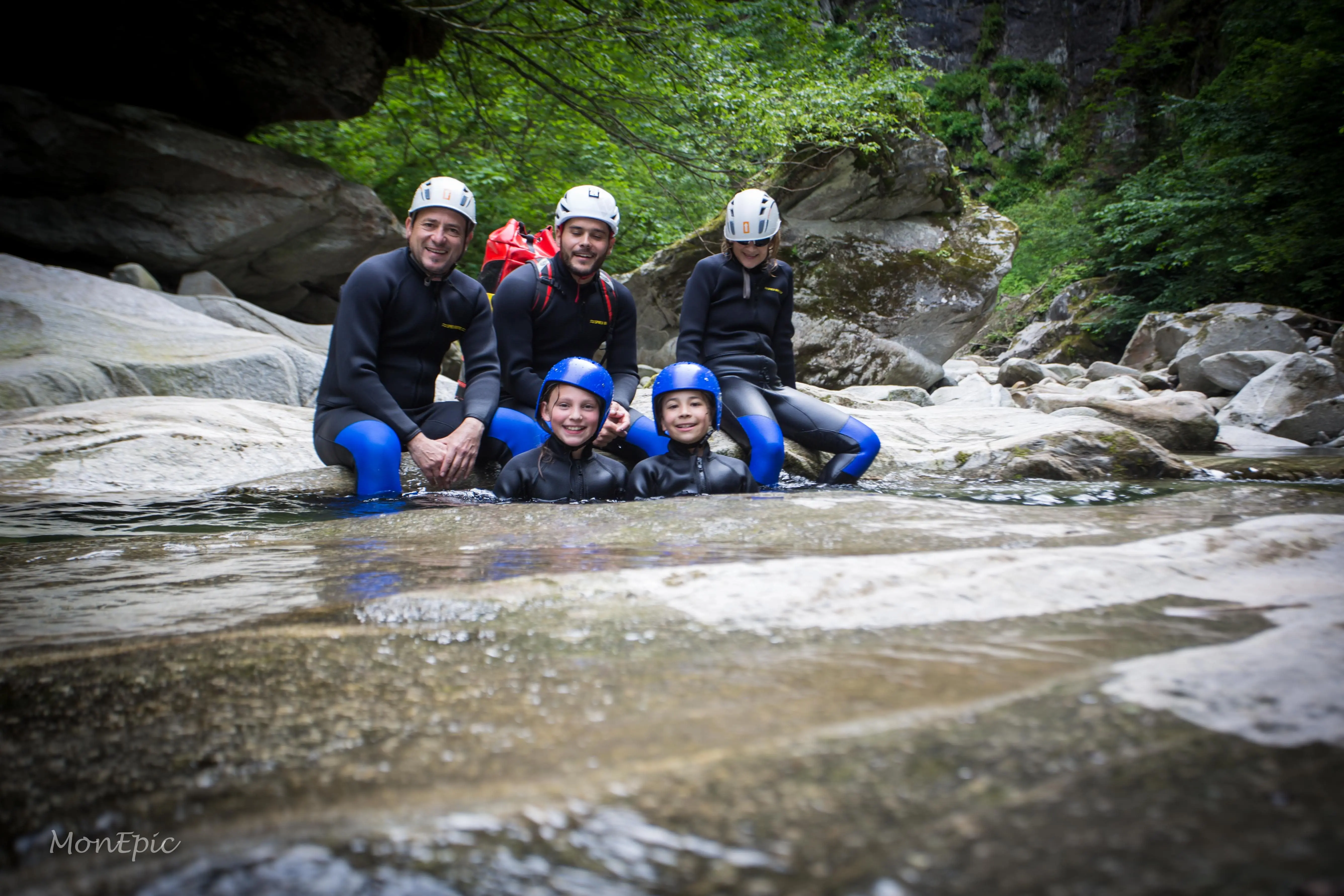 Familien Canyoning